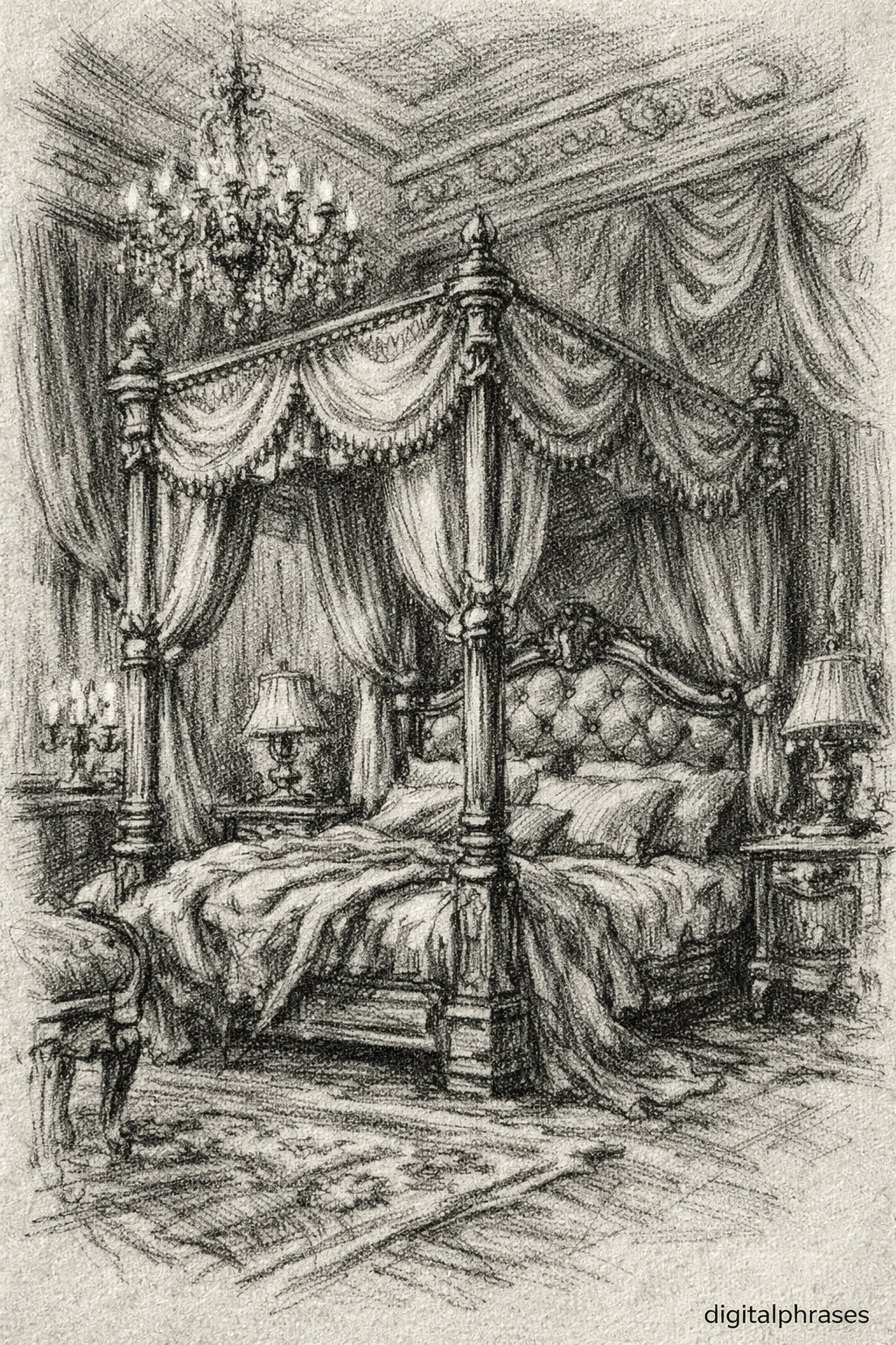 Bed Drawing Ideas