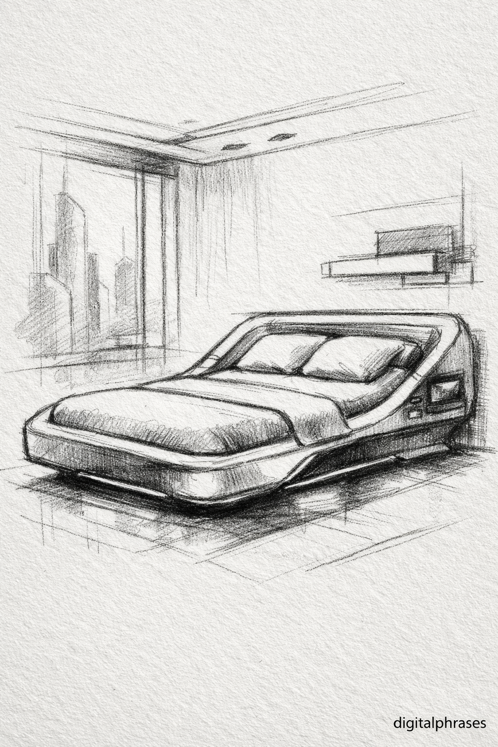 Bed Drawing Ideas