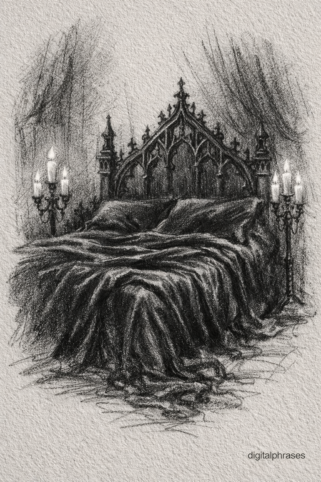 Bed Drawing Ideas