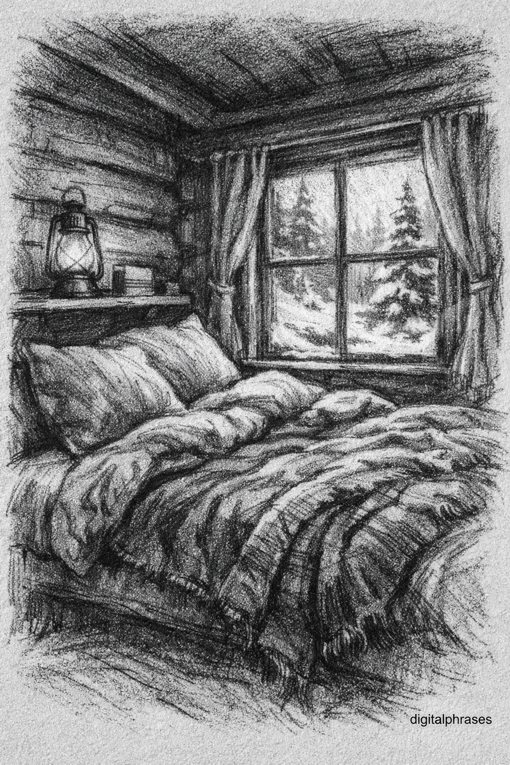 Bed Drawing Ideas