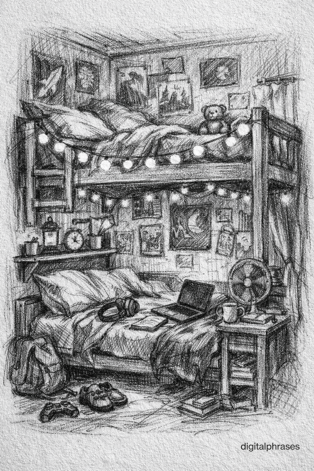 Bed Drawing Ideas