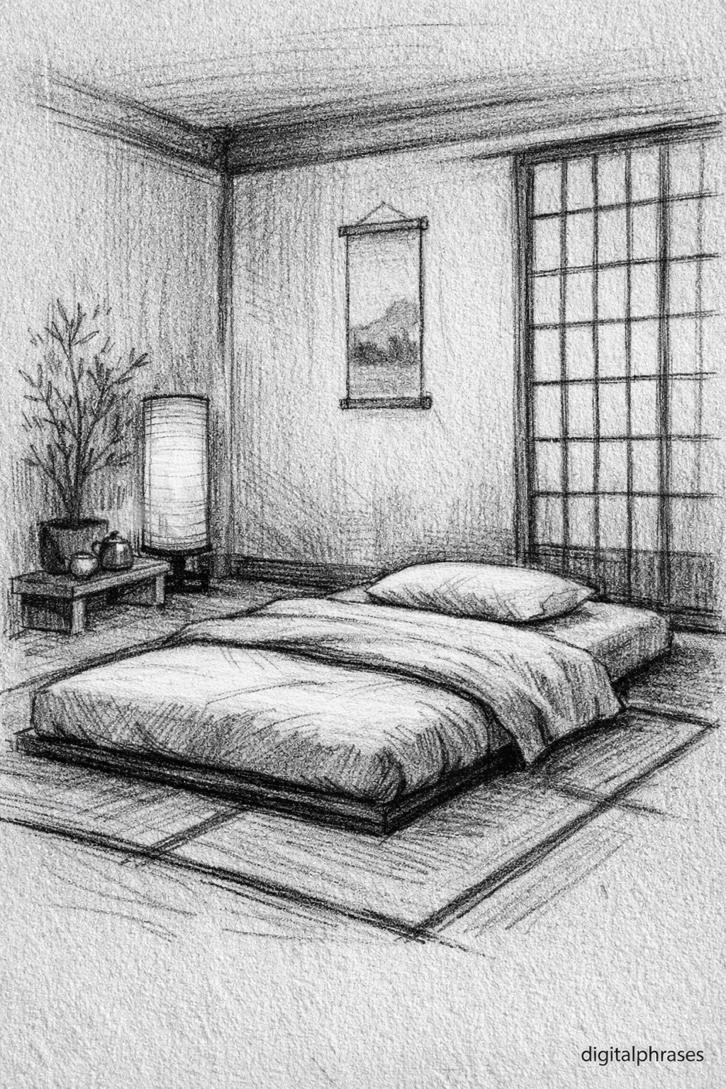 Bed Drawing Ideas