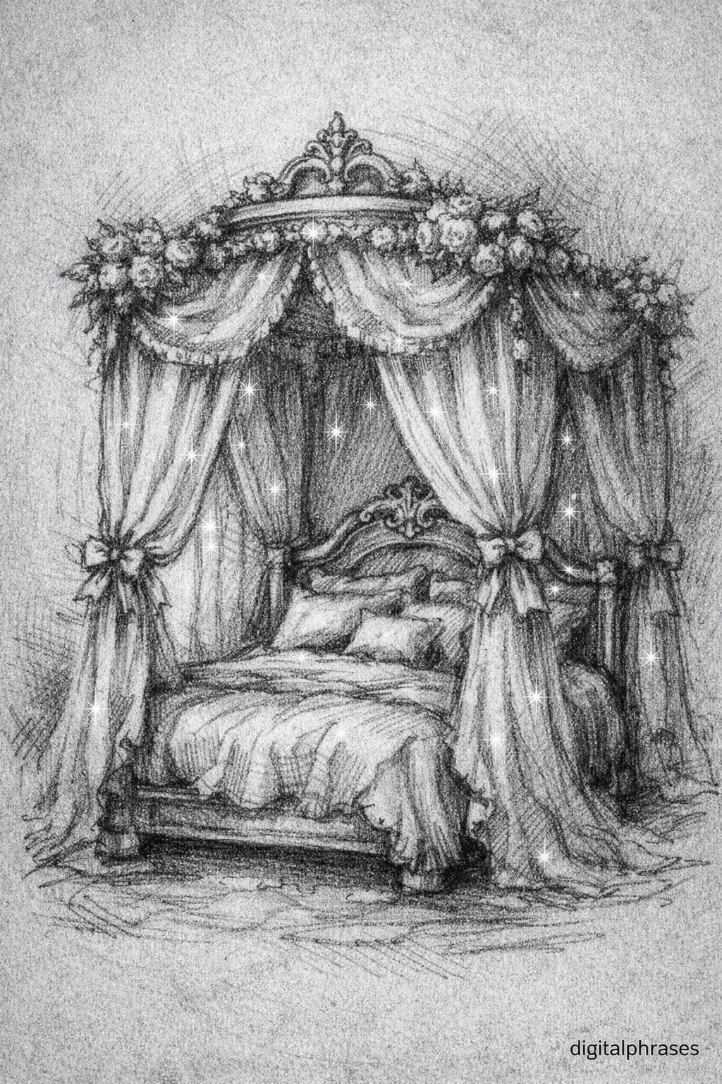 Bed Drawing Ideas