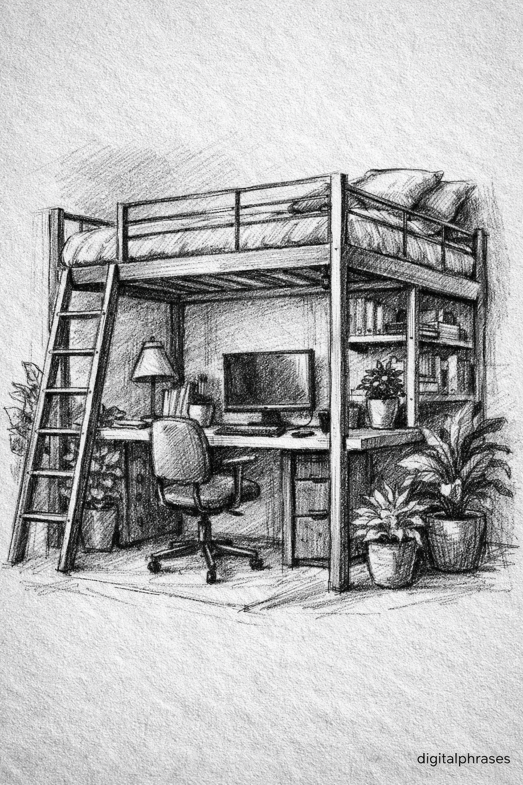 Bed Drawing Ideas