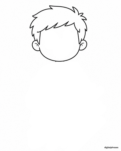How To Draw a Cartoon Boy