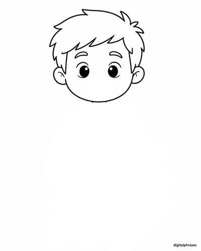 How To Draw a Cartoon Boy