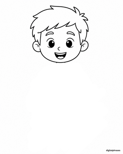 How To Draw a Cartoon Boy
