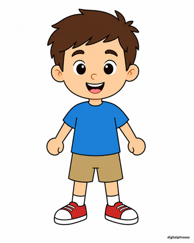 How To Draw a Cartoon Boy