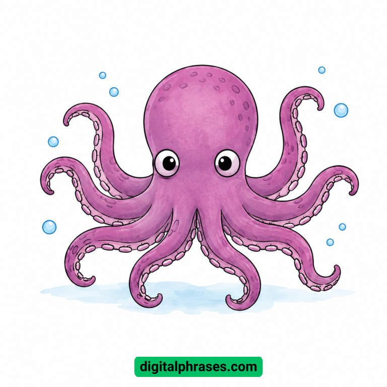 How to Draw an Octopus?