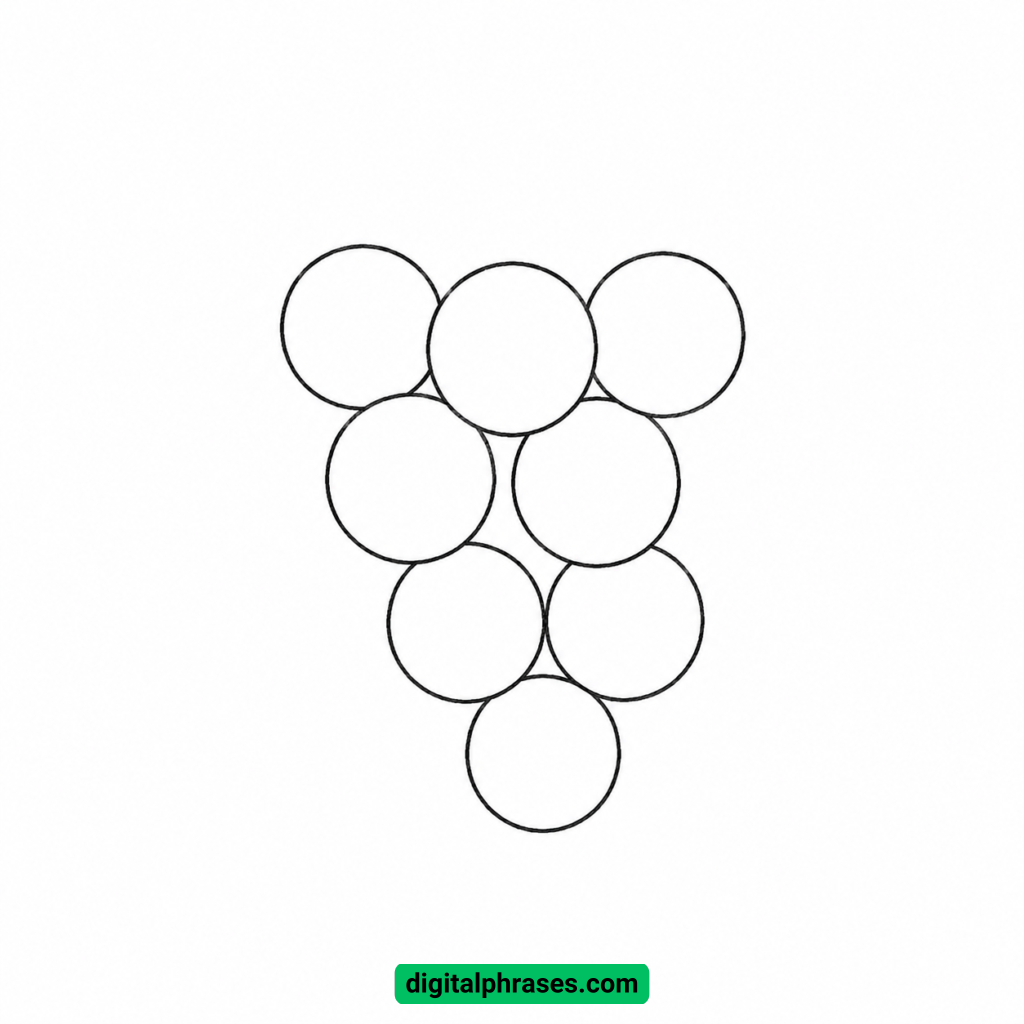 How to Draw a Grape?