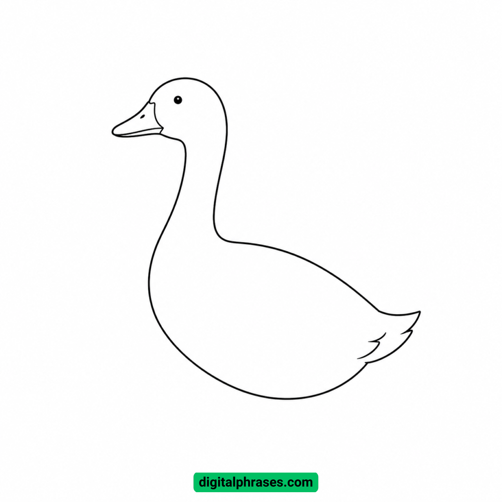 How to Draw a Goose?