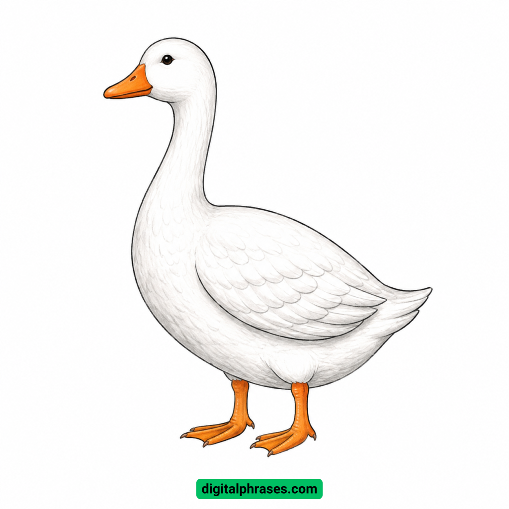 How to Draw a Goose?