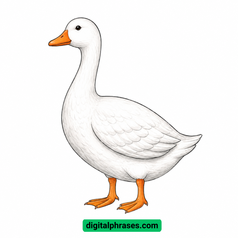 How to Draw a Goose?