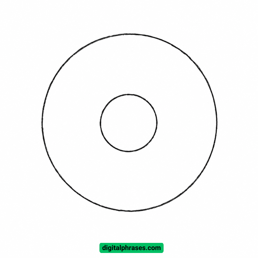 How To Draw a Donut