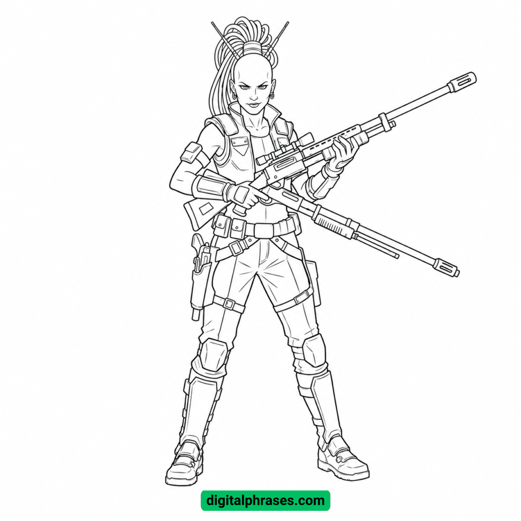 How I Draw Aurra Sing from Star Wars