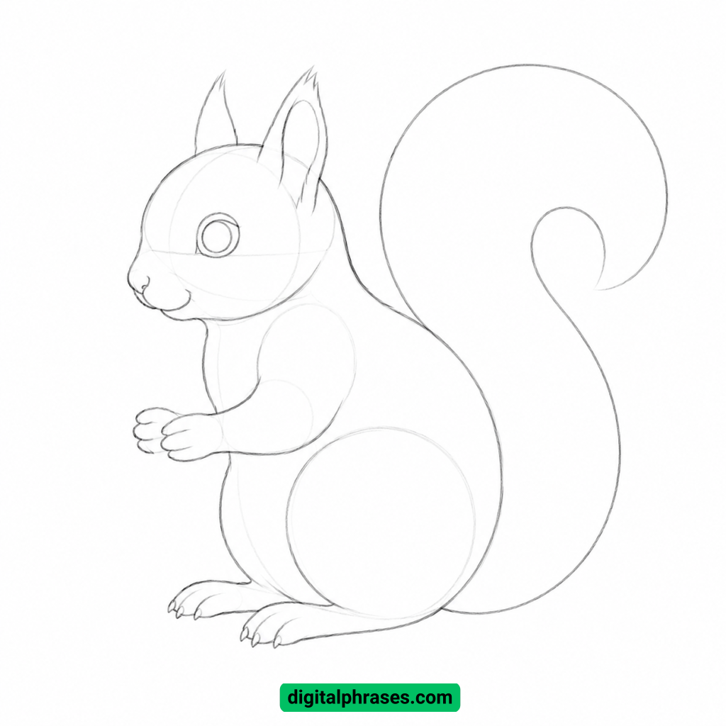 How to Draw a Squirrel?