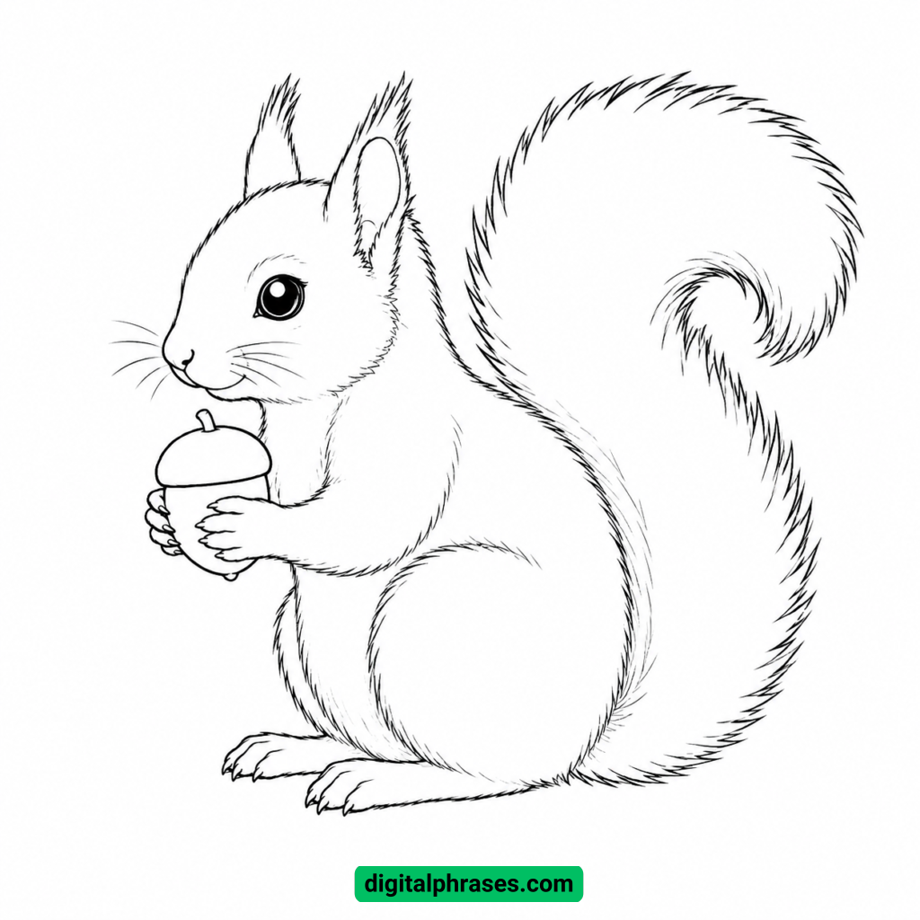How to Draw a Squirrel?